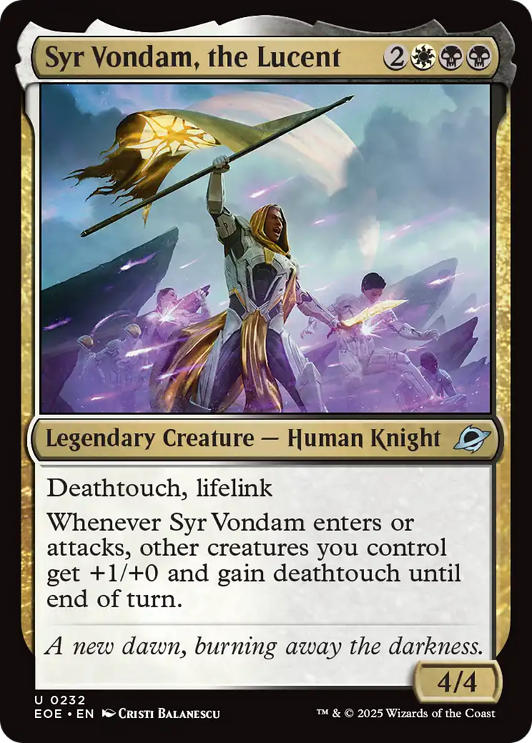 Syr Vondam, the Lucent [Edge of Eternities] | Exor Games Bridgewater