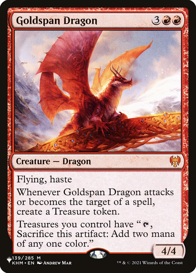 Goldspan Dragon [The List] | Exor Games Bridgewater