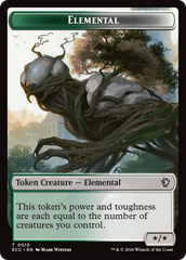 Copy // Elemental (0010) Double-Sided Token [Lorwyn Eclipsed Tokens] | Exor Games Bridgewater