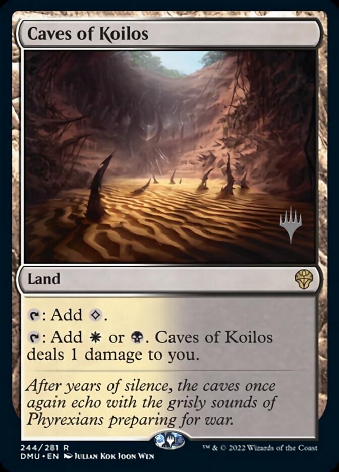 Caves of Koilos (Promo Pack) [Dominaria United Promos] | Exor Games Bridgewater