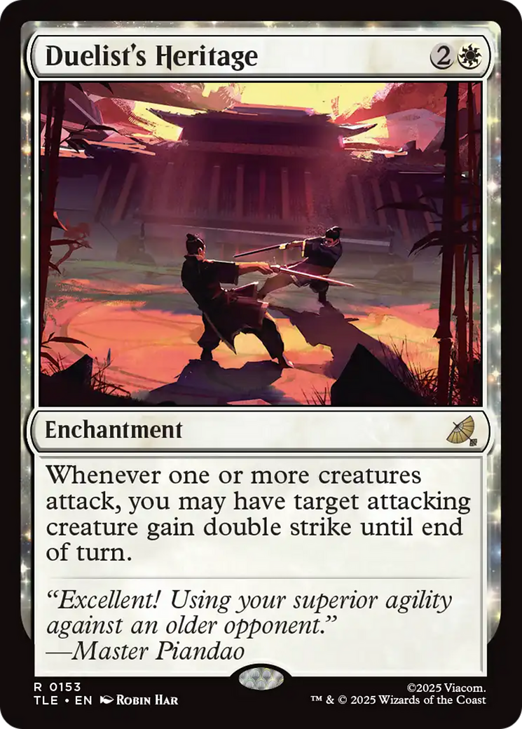 Duelist's Heritage [Avatar: The Last Airbender: Eternal-Legal] | Exor Games Bridgewater