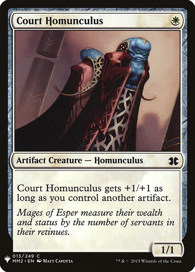 Court Homunculus [Mystery Booster] | Exor Games Bridgewater