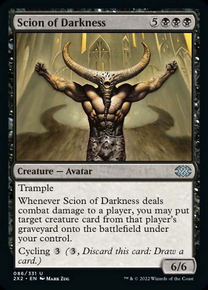 Scion of Darkness [Double Masters 2022] | Exor Games Bridgewater