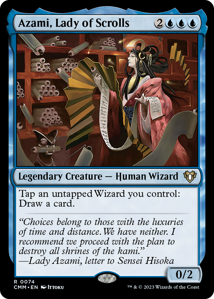 Azami, Lady of Scrolls [Commander Masters] | Exor Games Bridgewater