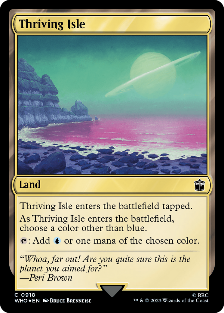 Thriving Isle (Surge Foil) [Doctor Who] | Exor Games Bridgewater