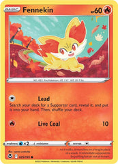 Fennekin (025/195) [Sword & Shield: Silver Tempest] | Exor Games Bridgewater