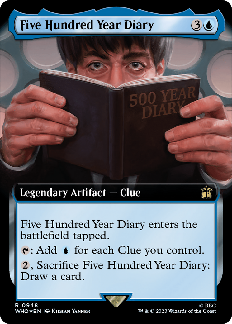 Five Hundred Year Diary (Extended Art) (Surge Foil) [Doctor Who] | Exor Games Bridgewater