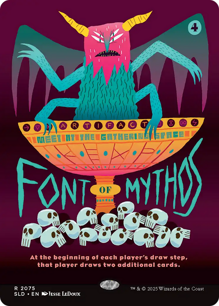 Font of Mythos (Rainbow Foil) [Secret Lair Drop Series] | Exor Games Bridgewater