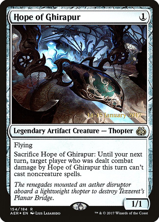 Hope of Ghirapur [Aether Revolt Prerelease Promos] | Exor Games Bridgewater