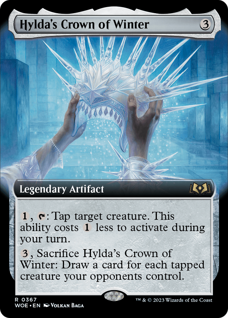 Hylda's Crown of Winter (Extended Art) [Wilds of Eldraine] | Exor Games Bridgewater