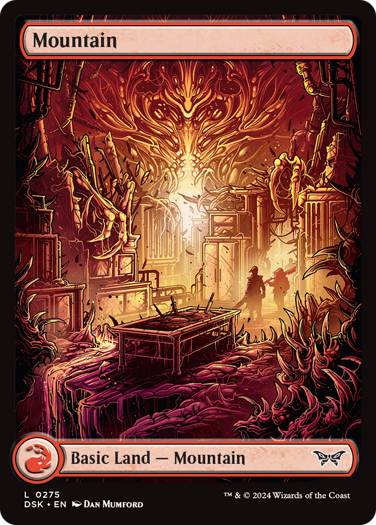 Mountain (275) - Full Art [Duskmourn: House of Horror] | Exor Games Bridgewater