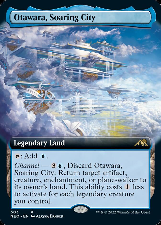 Otawara, Soaring City (Extended Art) [Kamigawa: Neon Dynasty] | Exor Games Bridgewater