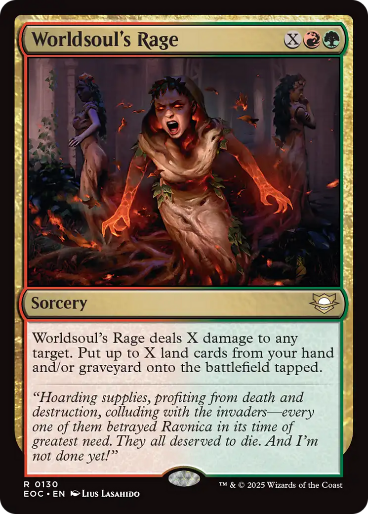 Worldsoul's Rage [Edge of Eternities Commander] | Exor Games Bridgewater