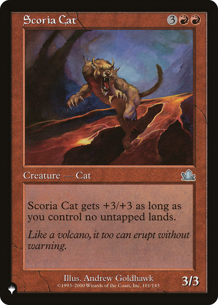 Scoria Cat [The List Reprints] | Exor Games Bridgewater