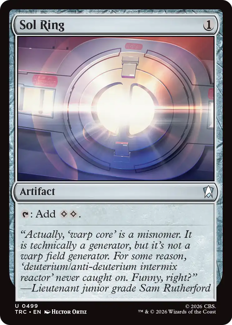 Sol Ring (Surge Foil) [Star Trek Commander] | Exor Games Bridgewater