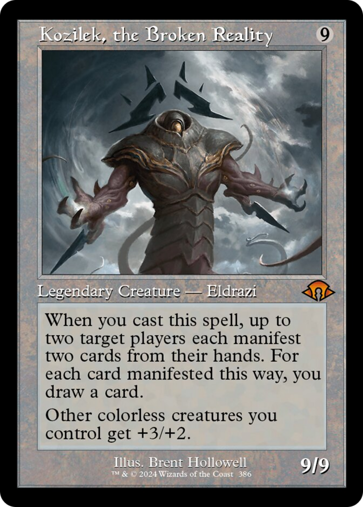 Kozilek, the Broken Reality (Retro) [Modern Horizons 3] | Exor Games Bridgewater