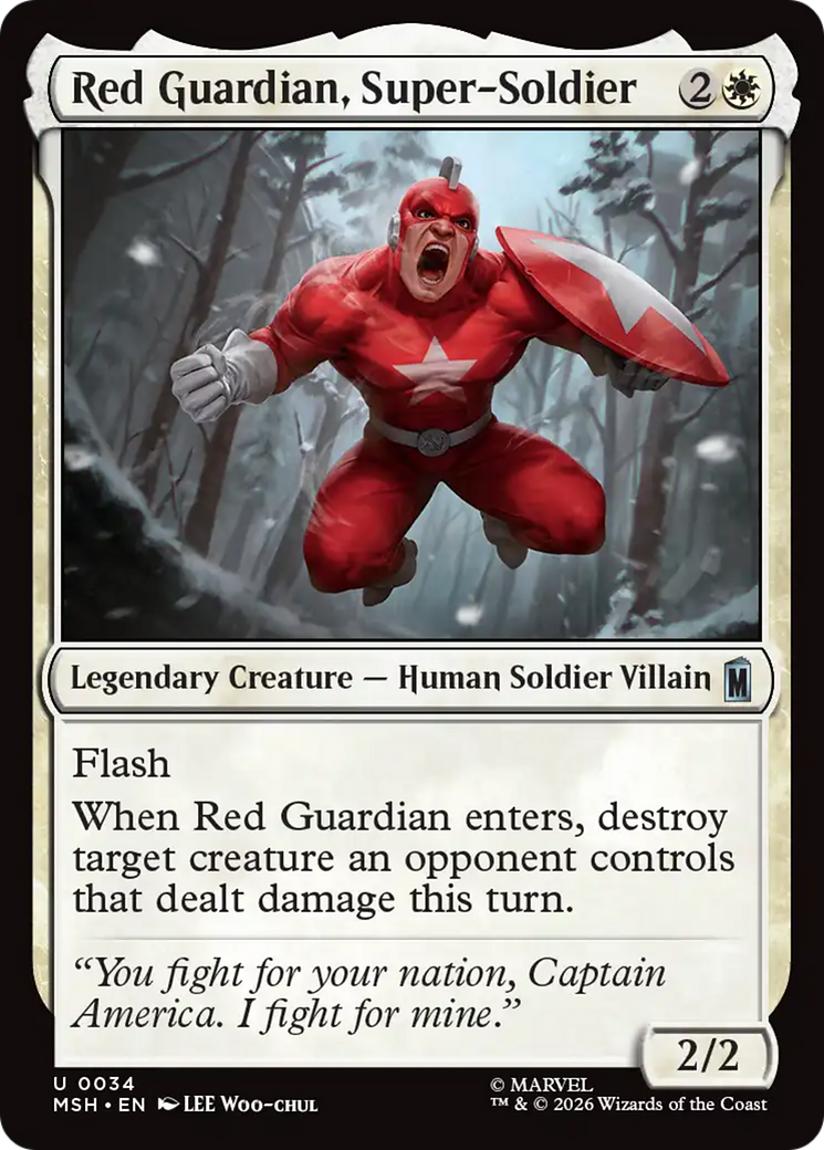 Red Guardian, Super-Soldier [Marvel Super Heroes] | Exor Games Bridgewater