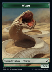 Phyrexian Beast // Wurm Double-Sided Token [Commander Legends: Battle for Baldur's Gate Tokens] | Exor Games Bridgewater
