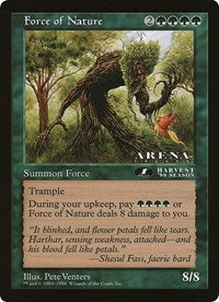 Force of Nature (Oversized) [Oversize Cards] | Exor Games Bridgewater