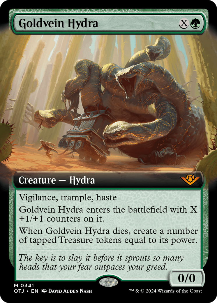 Goldvein Hydra (Extended Art) [Outlaws of Thunder Junction] | Exor Games Bridgewater