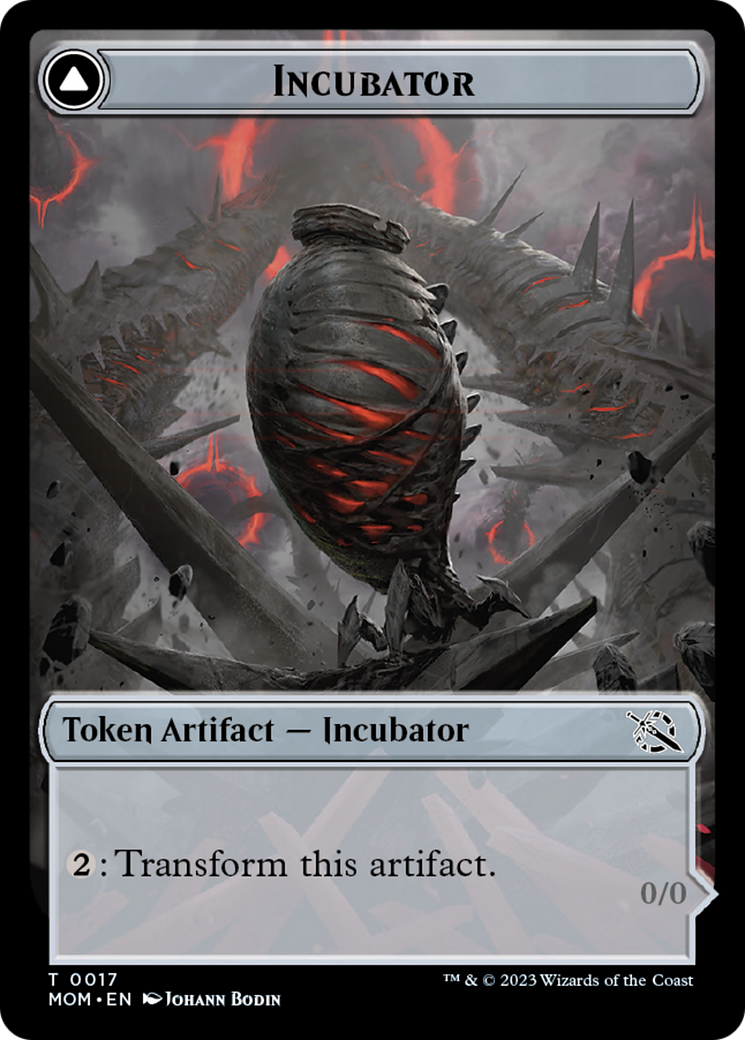 Incubator // Phyrexian (17) Double-Sided Token [March of the Machine Tokens] | Exor Games Bridgewater