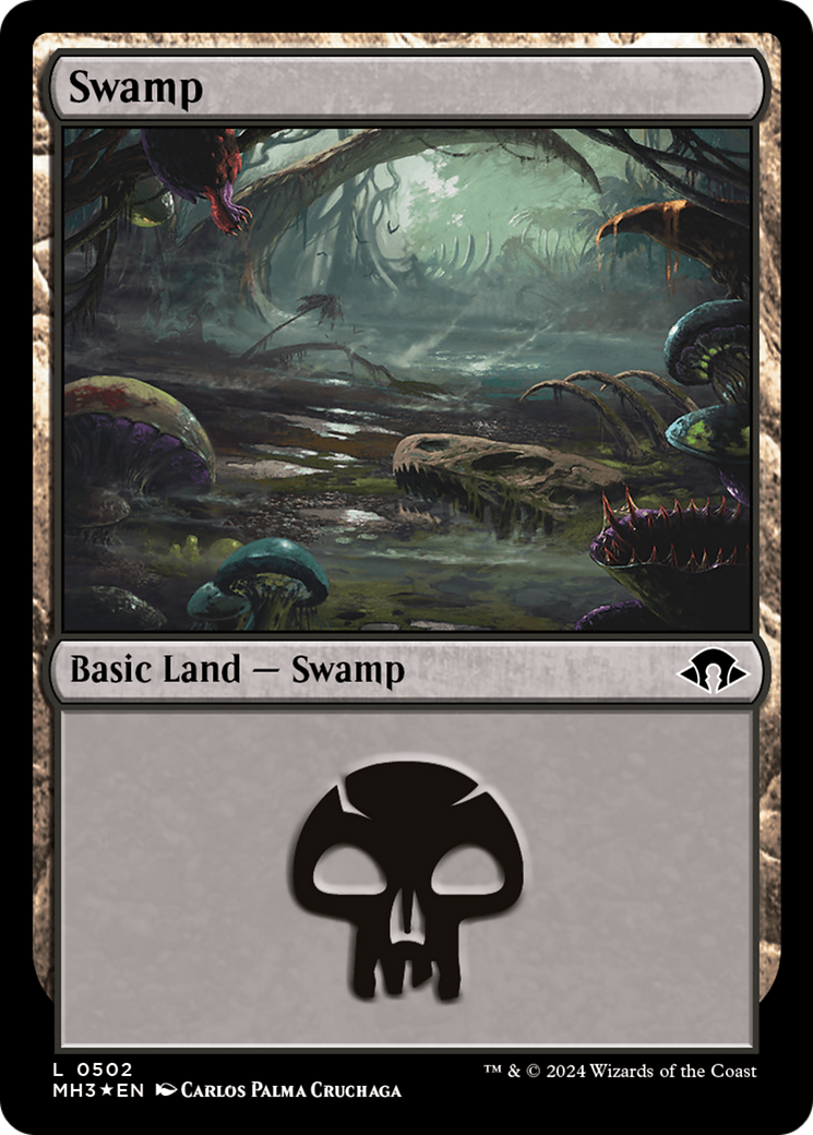 Swamp (0502) (Ripple Foil) [Modern Horizons 3] | Exor Games Bridgewater