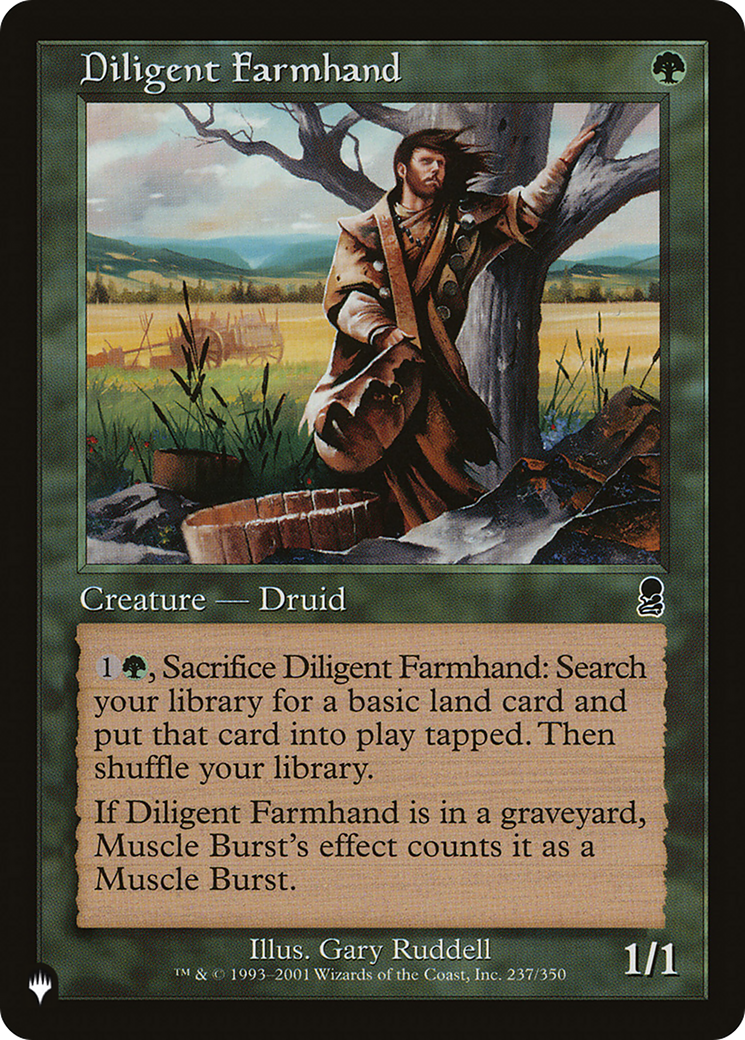 Diligent Farmhand [The List Reprints] | Exor Games Bridgewater