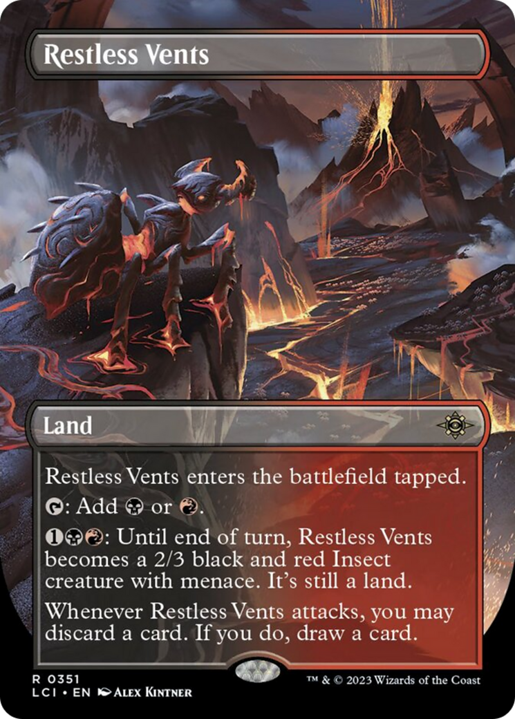 Restless Vents (Borderless) [The Lost Caverns of Ixalan] | Exor Games Bridgewater