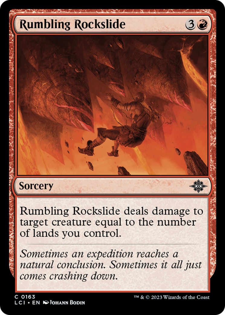 Rumbling Rockslide [The Lost Caverns of Ixalan] | Exor Games Bridgewater