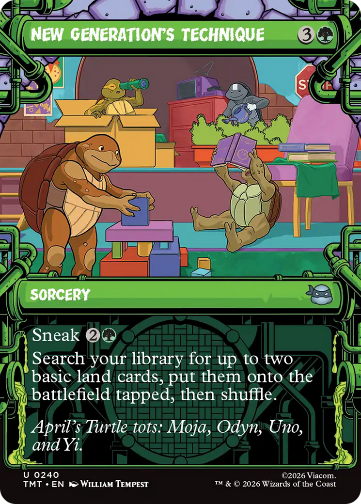 New Generation's Technique (Showcase) [Teenage Mutant Ninja Turtles] | Exor Games Bridgewater