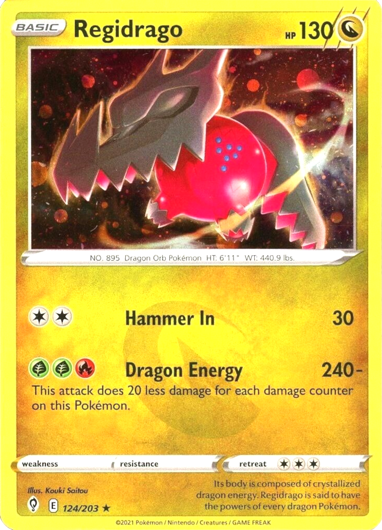 Regidrago (124/203) (Cosmos Holo) [Sword & Shield: Evolving Skies] | Exor Games Bridgewater