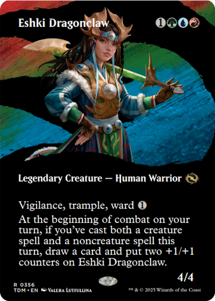 Eshki Dragonclaw (Borderless) [Tarkir: Dragonstorm] | Exor Games Bridgewater