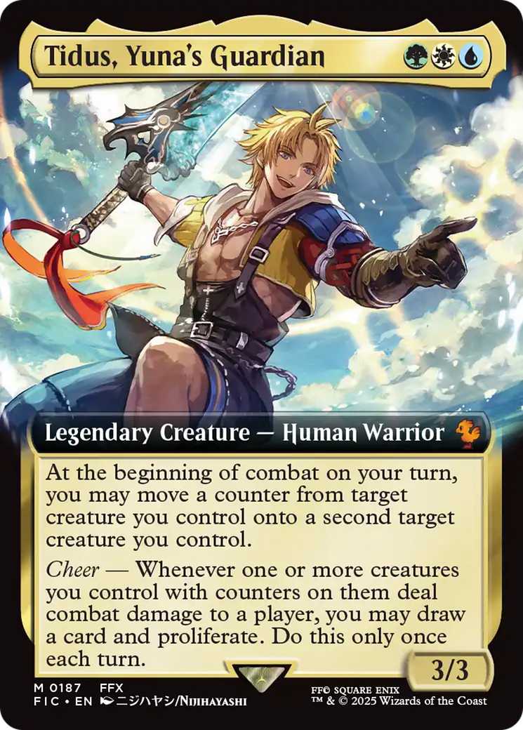Tidus, Yuna's Guardian (Extended Art) [FINAL FANTASY Commander] | Exor Games Bridgewater