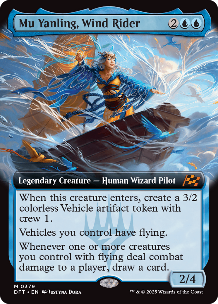 Mu Yanling, Wind Rider (Extended Art) [Aetherdrift] | Exor Games Bridgewater