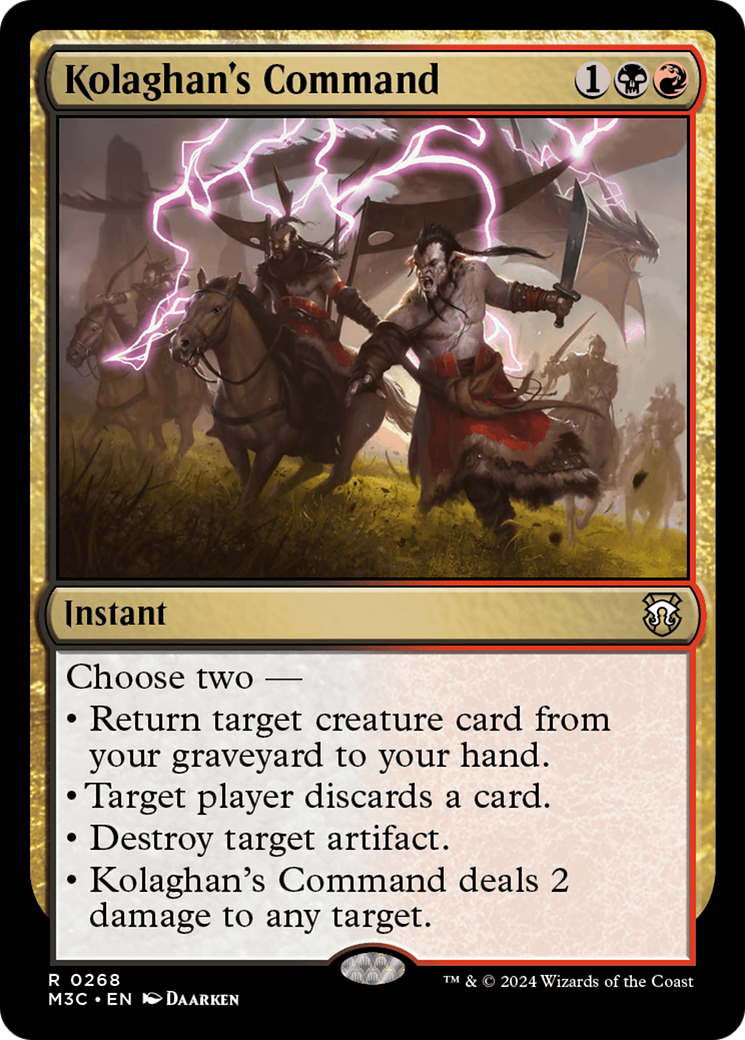 Kolaghan's Command [Modern Horizons 3 Commander] | Exor Games Bridgewater