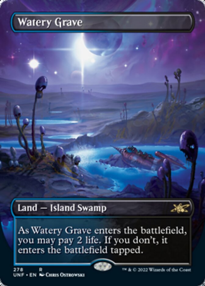 Watery Grave (Borderless) [Unfinity] | Exor Games Bridgewater