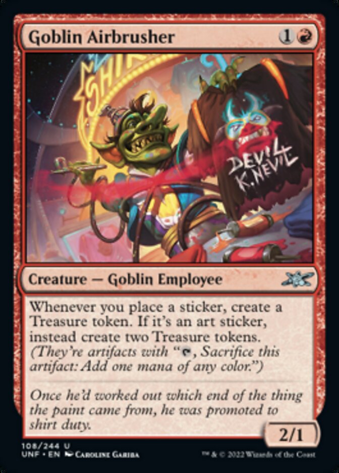 Goblin Airbrusher [Unfinity] | Exor Games Bridgewater