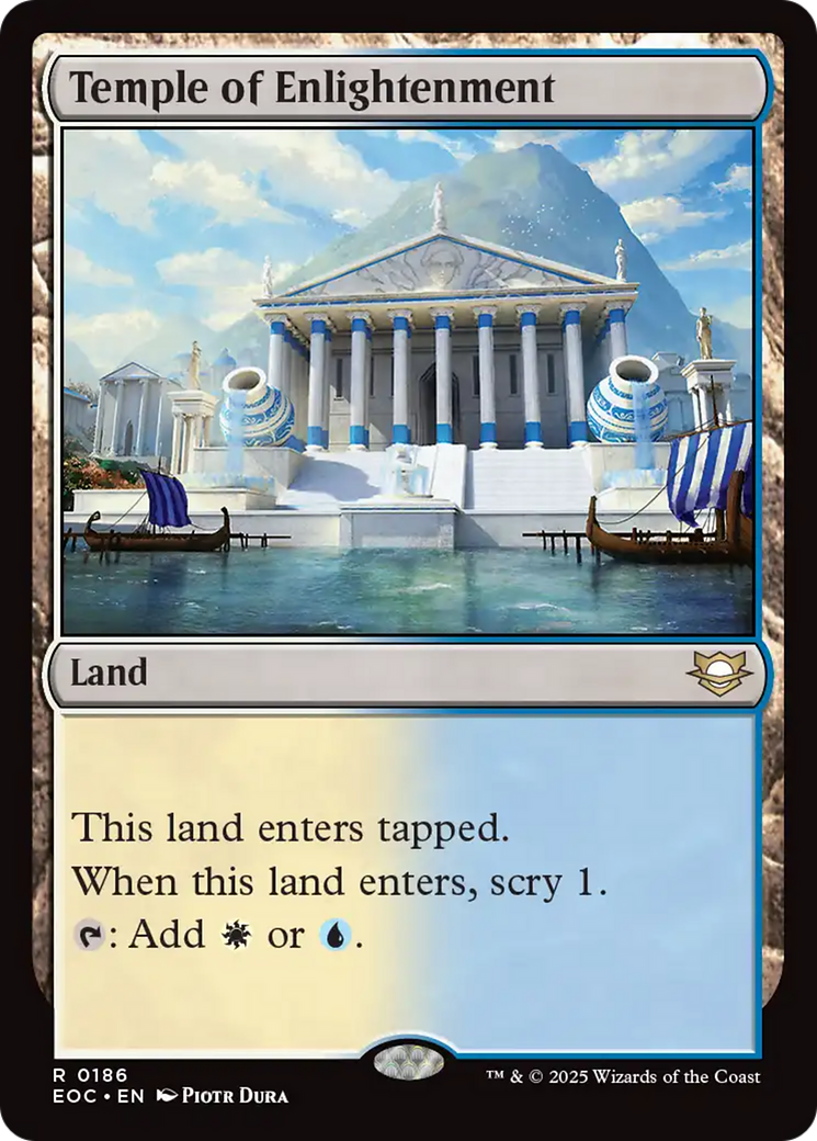 Temple of Enlightenment [Edge of Eternities Commander] | Exor Games Bridgewater