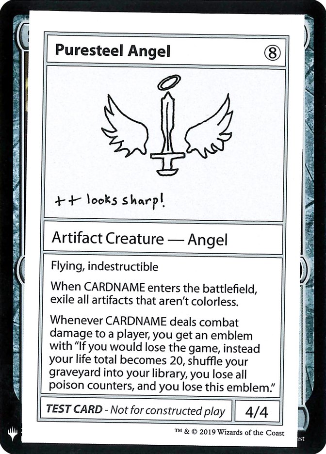 Puresteel Angel [Mystery Booster Playtest Cards] | Exor Games Bridgewater