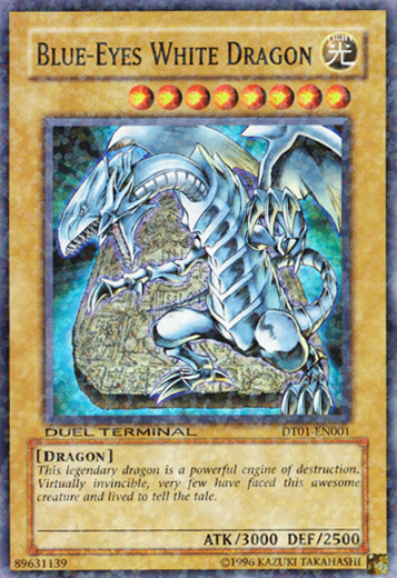 Blue-Eyes White Dragon [DT01-EN001] Super Rare | Exor Games Bridgewater