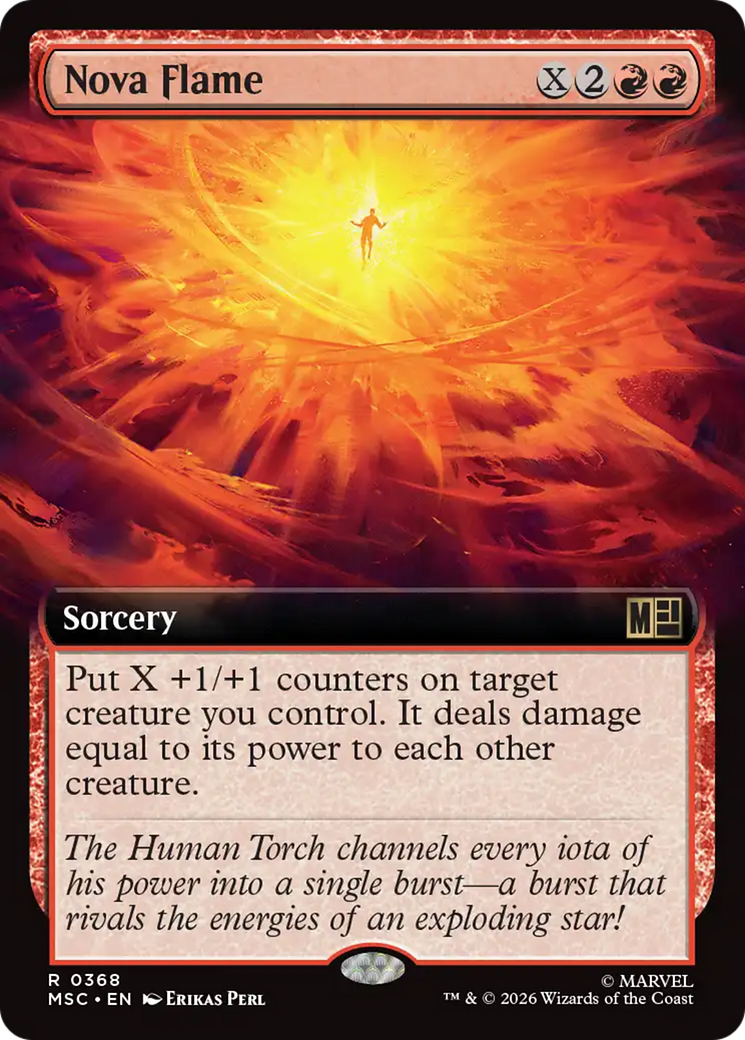 Nova Flame (Extended Art) [Marvel Super Heroes Commander] | Exor Games Bridgewater