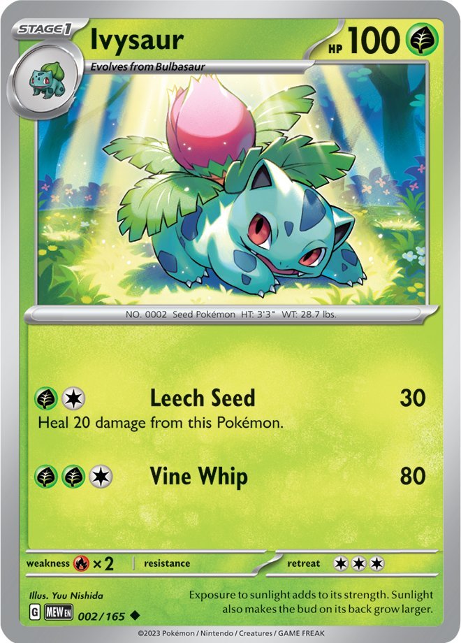 Ivysaur (002/165) [Scarlet & Violet: 151] | Exor Games Bridgewater