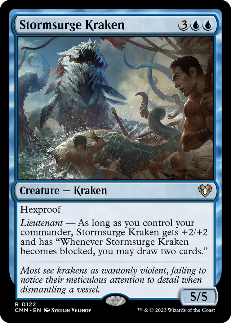 Stormsurge Kraken [Commander Masters] | Exor Games Bridgewater