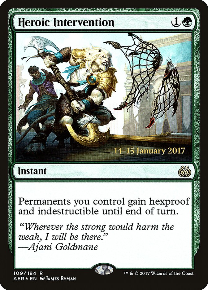 Heroic Intervention [Aether Revolt Prerelease Promos] | Exor Games Bridgewater