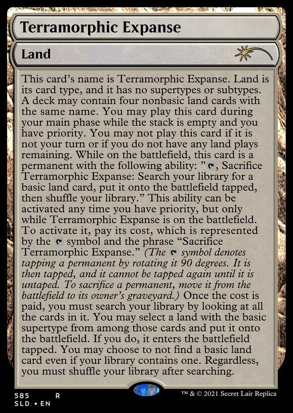 Terramorphic Expanse (Full Text) [Secret Lair Drop Promos] | Exor Games Bridgewater