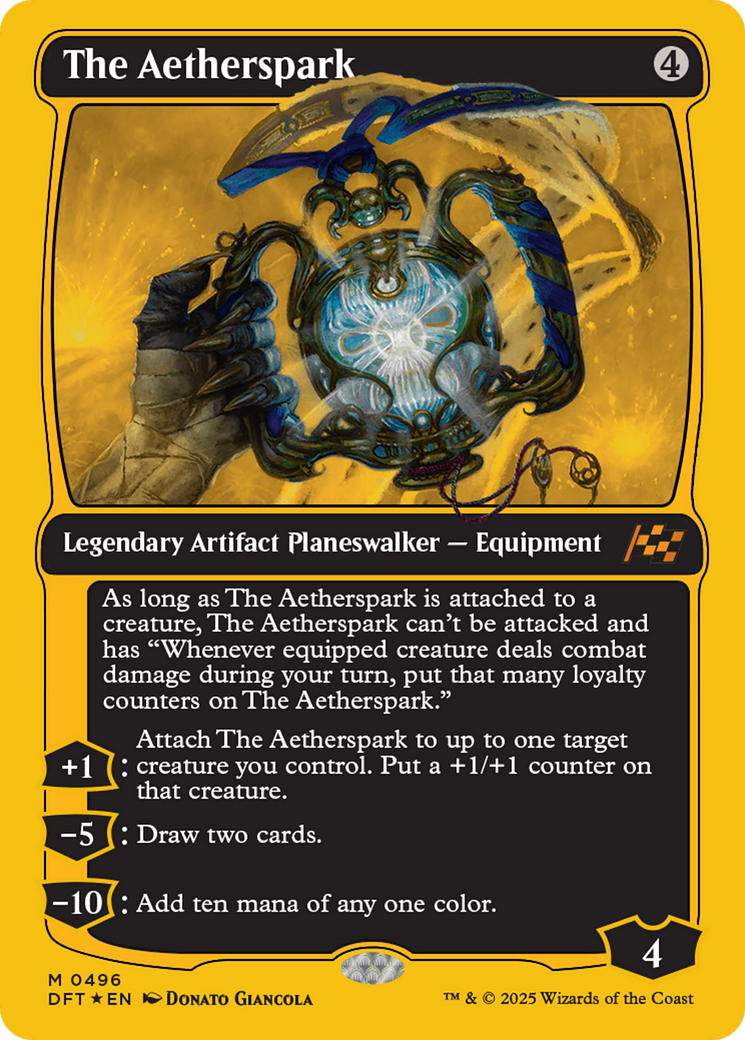 The Aetherspark (First-Place Foil) [Aetherdrift] | Exor Games Bridgewater