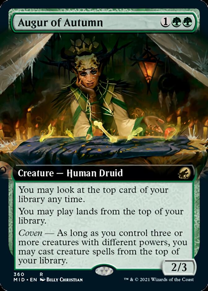 Augur of Autumn (Extended Art) [Innistrad: Midnight Hunt] | Exor Games Bridgewater