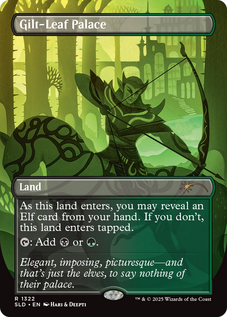 Gilt-Leaf Palace (Rainbow Foil) [Secret Lair Drop Series] | Exor Games Bridgewater