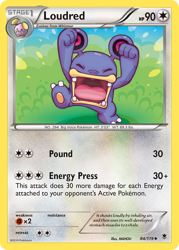 Loudred (84/119) [XY: Phantom Forces] | Exor Games Bridgewater