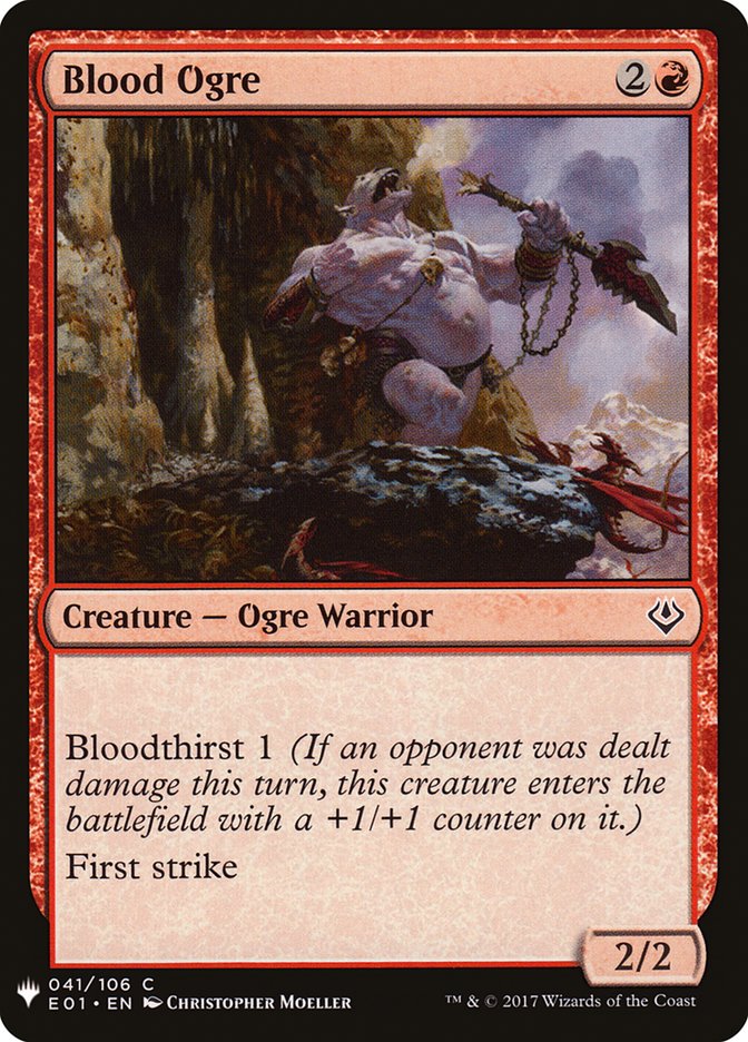 Blood Ogre [Mystery Booster] | Exor Games Bridgewater